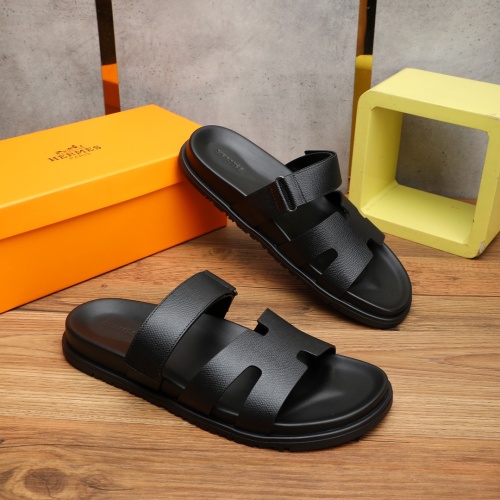 Cheap Hermes Slippers For Men #1225632 Replica Wholesale [$56.00 USD] [ITEM#1225632] on Replica Hermes Slippers