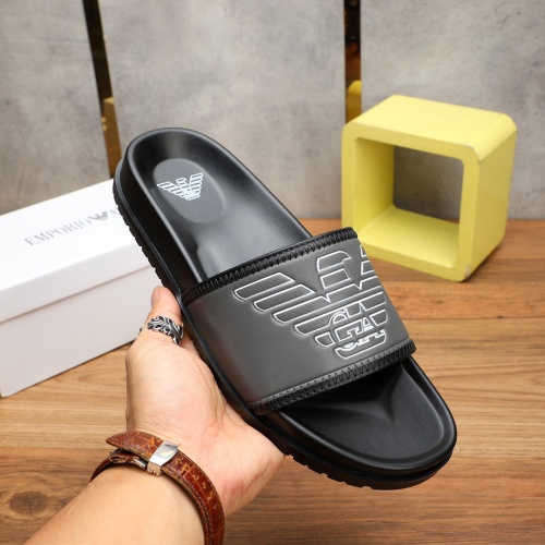 Cheap Armani Slippers For Men #1225633 Replica Wholesale [$56.00 USD] [ITEM#1225633] on Replica Armani Slippers