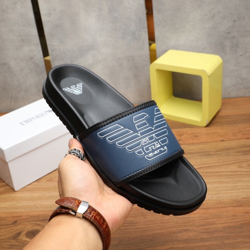 Cheap Armani Slippers For Men #1225635 Replica Wholesale [$56.00 USD] [ITEM#1225635] on Replica Armani Slippers