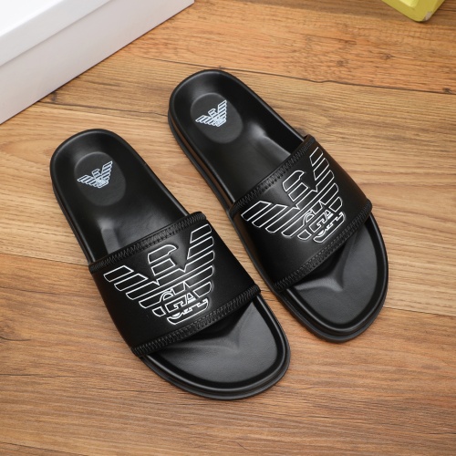 Cheap Armani Slippers For Men #1225636 Replica Wholesale [$56.00 USD] [ITEM#1225636] on Replica Armani Slippers