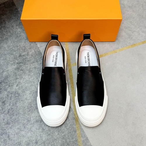 Cheap Thom Browne TB Casual Shoes For Men #1225649 Replica Wholesale [$80.00 USD] [ITEM#1225649] on Replica Thom Browne TB Casual Shoes