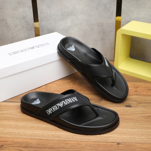 Cheap Armani Slippers For Men #1225652 Replica Wholesale [$56.00 USD] [ITEM#1225652] on Replica Armani Slippers