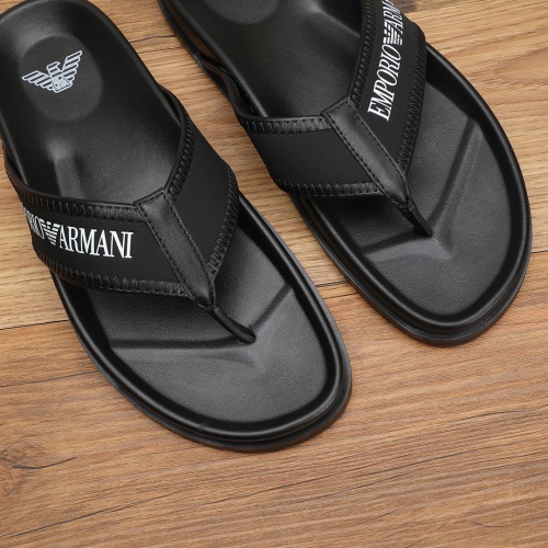 Cheap Armani Slippers For Men #1225652 Replica Wholesale [$56.00 USD] [ITEM#1225652] on Replica Armani Slippers