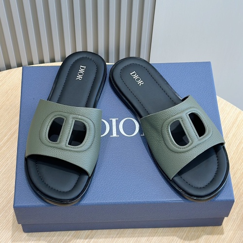 Cheap Christian Dior Slippers For Men #1225684 Replica Wholesale [$60.00 USD] [ITEM#1225684] on Replica Christian Dior Slippers