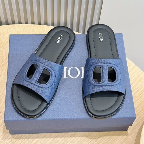 Cheap Christian Dior Slippers For Men #1225685 Replica Wholesale [$60.00 USD] [ITEM#1225685] on Replica Christian Dior Slippers