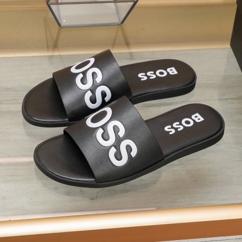 Cheap Boss Slippers For Men #1225690 Replica Wholesale [$64.00 USD] [ITEM#1225690] on Replica Boss Slippers