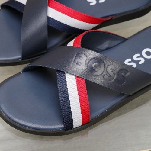 Cheap Boss Slippers For Men #1225694 Replica Wholesale [$64.00 USD] [ITEM#1225694] on Replica Boss Slippers