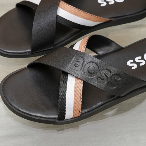 Cheap Boss Slippers For Men #1225695 Replica Wholesale [$64.00 USD] [ITEM#1225695] on Replica Boss Slippers