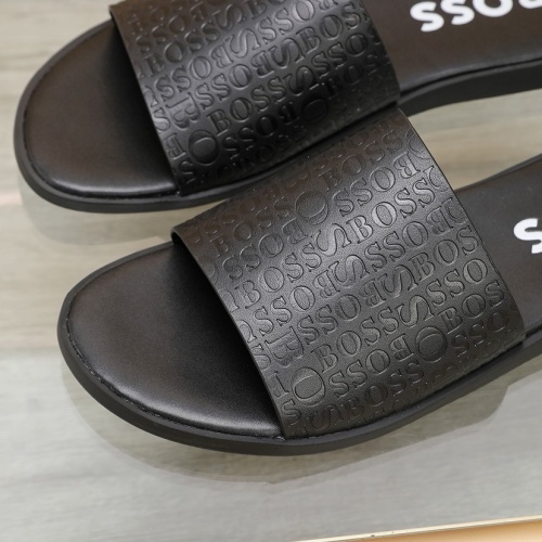 Cheap Boss Slippers For Men #1225698 Replica Wholesale [$64.00 USD] [ITEM#1225698] on Replica Boss Slippers