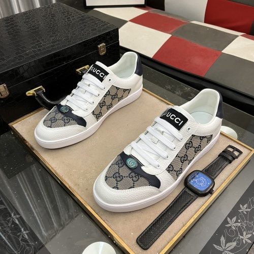 Cheap Gucci Casual Shoes For Men #1225704 Replica Wholesale [$72.00 USD] [ITEM#1225704] on Replica Gucci Casual Shoes