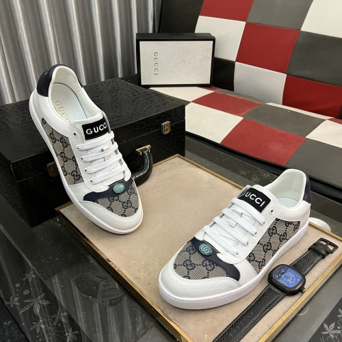 Cheap Gucci Casual Shoes For Men #1225704 Replica Wholesale [$72.00 USD] [ITEM#1225704] on Replica Gucci Casual Shoes