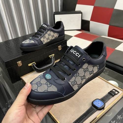 Cheap Gucci Casual Shoes For Men #1225705 Replica Wholesale [$72.00 USD] [ITEM#1225705] on Replica Gucci Casual Shoes