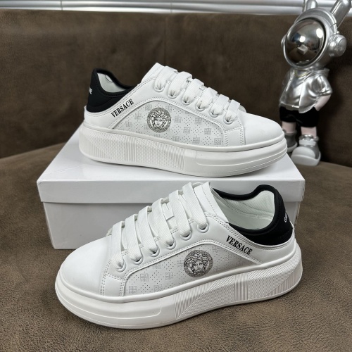 Cheap Versace Casual Shoes For Men #1225843 Replica Wholesale [$80.00 USD] [ITEM#1225843] on Replica Versace Casual Shoes