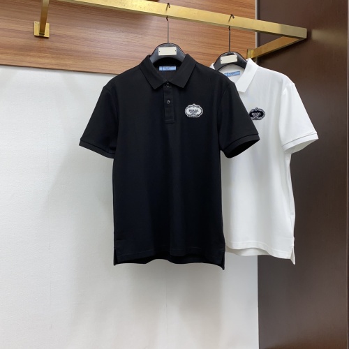 Cheap Prada T-Shirts Short Sleeved For Men #1225919 Replica Wholesale [$82.00 USD] [ITEM#1225919] on Replica Prada T-Shirts