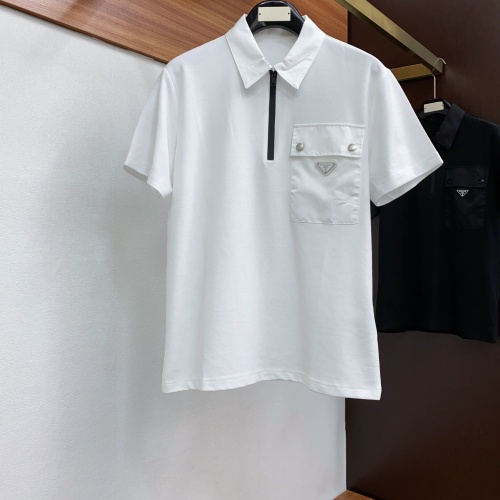 Cheap Prada T-Shirts Short Sleeved For Men #1225923 Replica Wholesale [$82.00 USD] [ITEM#1225923] on Replica Prada T-Shirts