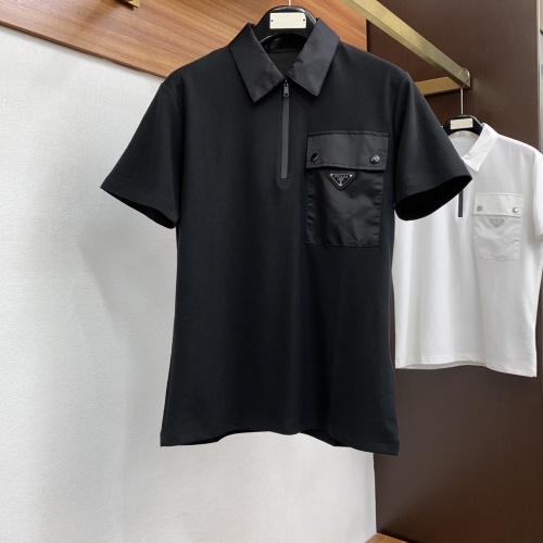 Cheap Prada T-Shirts Short Sleeved For Men #1225924 Replica Wholesale [$82.00 USD] [ITEM#1225924] on Replica Prada T-Shirts