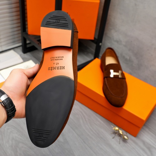 Cheap Hermes Leather Shoes For Men #1225931 Replica Wholesale [$92.00 USD] [ITEM#1225931] on Replica Hermes Leather Shoes