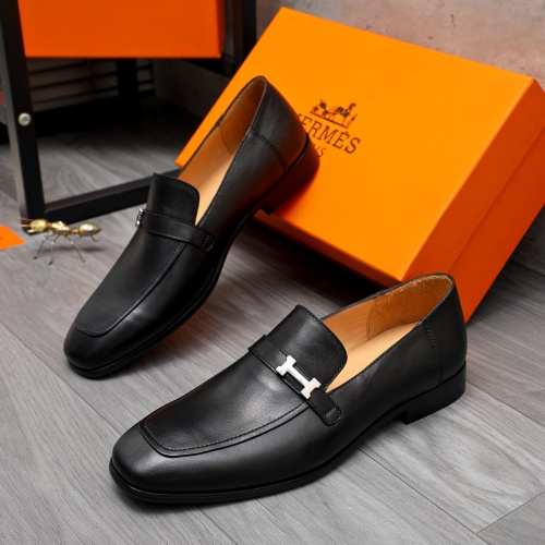 Cheap Hermes Leather Shoes For Men #1225935 Replica Wholesale [$92.00 USD] [ITEM#1225935] on Replica Hermes Leather Shoes