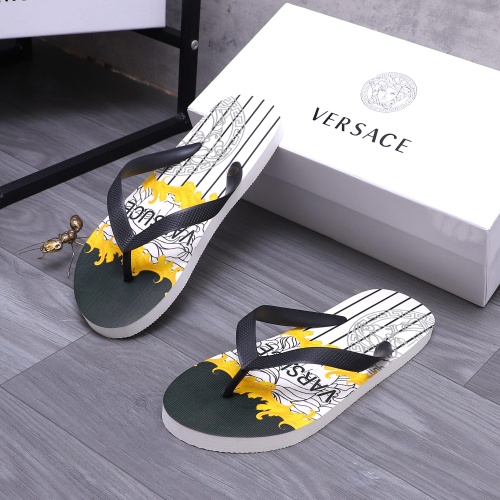 Cheap Versace Slippers For Men #1226058 Replica Wholesale [$42.00 USD] [ITEM#1226058] on Replica Versace Slippers