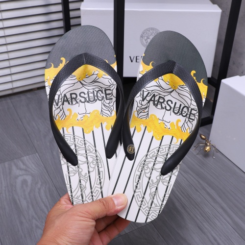 Cheap Versace Slippers For Men #1226058 Replica Wholesale [$42.00 USD] [ITEM#1226058] on Replica Versace Slippers