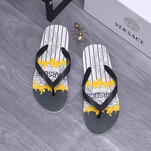 Cheap Versace Slippers For Men #1226058 Replica Wholesale [$42.00 USD] [ITEM#1226058] on Replica Versace Slippers