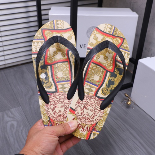 Cheap Versace Slippers For Men #1226061 Replica Wholesale [$42.00 USD] [ITEM#1226061] on Replica Versace Slippers