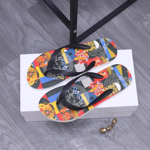 Cheap Versace Slippers For Men #1226062 Replica Wholesale [$42.00 USD] [ITEM#1226062] on Replica Versace Slippers