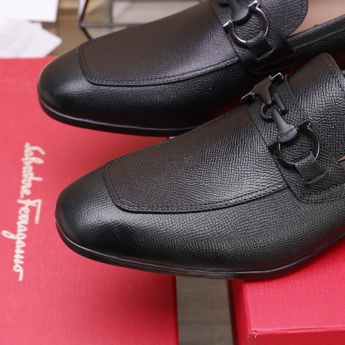 Cheap Salvatore Ferragamo Leather Shoes For Men #1226118 Replica Wholesale [$122.00 USD] [ITEM#1226118] on Replica Salvatore Ferragamo Leather Shoes