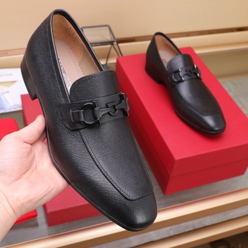 Cheap Salvatore Ferragamo Leather Shoes For Men #1226118 Replica Wholesale [$122.00 USD] [ITEM#1226118] on Replica Salvatore Ferragamo Leather Shoes