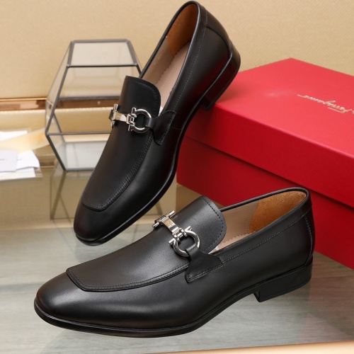 Cheap Salvatore Ferragamo Leather Shoes For Men #1226125 Replica Wholesale [$122.00 USD] [ITEM#1226125] on Replica Salvatore Ferragamo Leather Shoes