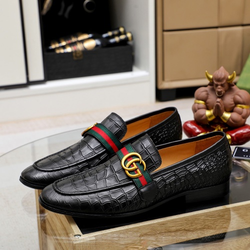 Cheap Gucci Oxfords Shoes For Men #1226203 Replica Wholesale [$80.00 USD] [ITEM#1226203] on Replica Gucci Oxfords Shoes