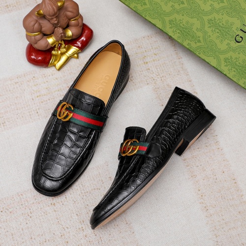 Cheap Gucci Oxfords Shoes For Men #1226203 Replica Wholesale [$80.00 USD] [ITEM#1226203] on Replica Gucci Oxfords Shoes