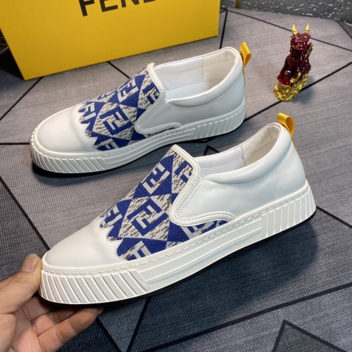 Cheap Fendi Casual Shoes For Men #1226216 Replica Wholesale [$72.00 USD] [ITEM#1226216] on Replica Fendi Casual Shoes