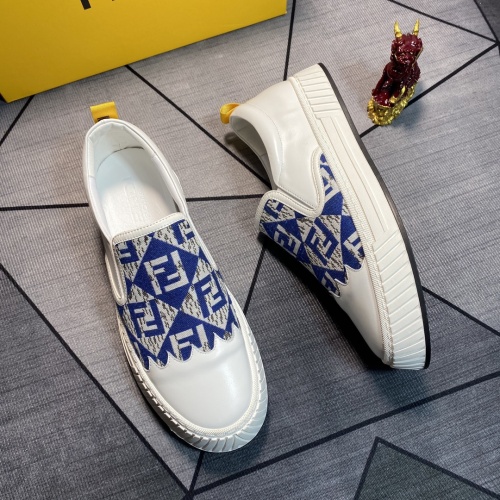 Cheap Fendi Casual Shoes For Men #1226216 Replica Wholesale [$72.00 USD] [ITEM#1226216] on Replica Fendi Casual Shoes