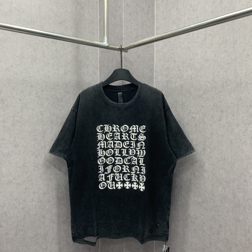 Cheap Chrome Hearts T-Shirts Short Sleeved For Unisex #1226227 Replica Wholesale [$48.00 USD] [ITEM#1226227] on Replica Chrome Hearts T-Shirts