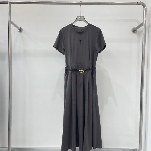 Cheap Christian Dior Dresses Short Sleeved For Women #1226257 Replica Wholesale [$140.00 USD] [ITEM#1226257] on Replica Christian Dior Dresses