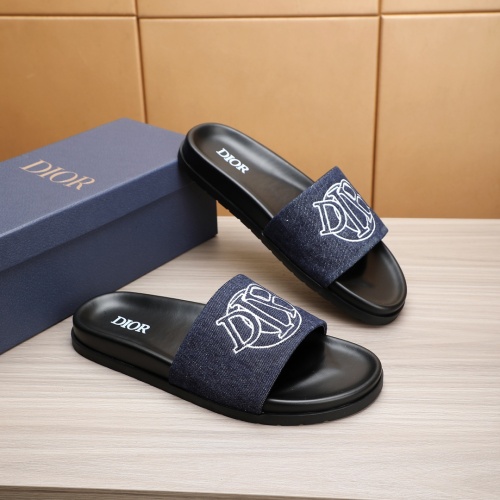 Cheap Christian Dior Slippers For Men #1226287 Replica Wholesale [$52.00 USD] [ITEM#1226287] on Replica Christian Dior Slippers