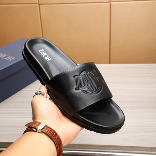 Cheap Christian Dior Slippers For Men #1226289 Replica Wholesale [$52.00 USD] [ITEM#1226289] on Replica Christian Dior Slippers