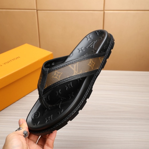 Cheap Louis Vuitton Slippers For Men #1226297 Replica Wholesale [$52.00 USD] [ITEM#1226297] on Replica Louis Vuitton Slippers