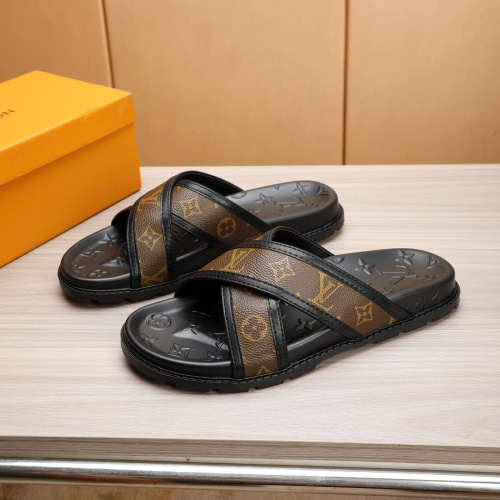 Cheap Louis Vuitton Slippers For Men #1226298 Replica Wholesale [$52.00 USD] [ITEM#1226298] on Replica Louis Vuitton Slippers