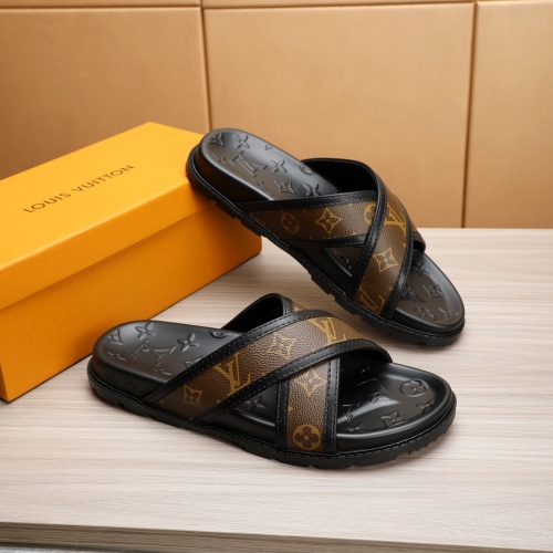 Cheap Louis Vuitton Slippers For Men #1226298 Replica Wholesale [$52.00 USD] [ITEM#1226298] on Replica Louis Vuitton Slippers