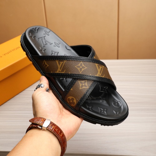 Cheap Louis Vuitton Slippers For Men #1226298 Replica Wholesale [$52.00 USD] [ITEM#1226298] on Replica Louis Vuitton Slippers