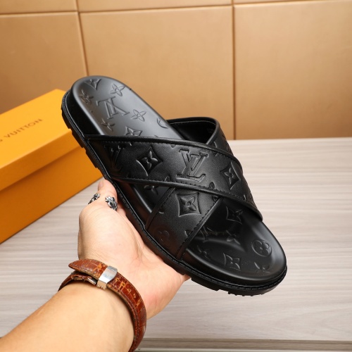 Cheap Louis Vuitton Slippers For Men #1226302 Replica Wholesale [$52.00 USD] [ITEM#1226302] on Replica Louis Vuitton Slippers