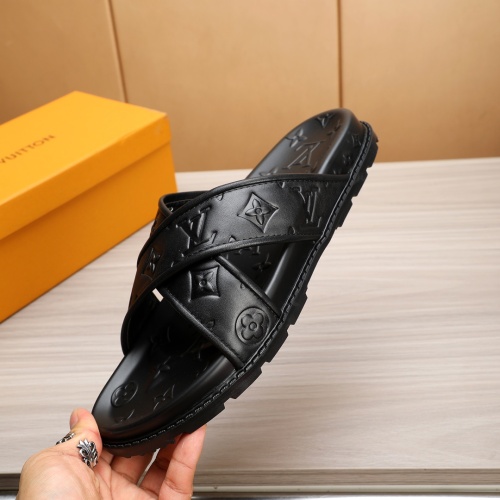 Cheap Louis Vuitton Slippers For Men #1226302 Replica Wholesale [$52.00 USD] [ITEM#1226302] on Replica Louis Vuitton Slippers