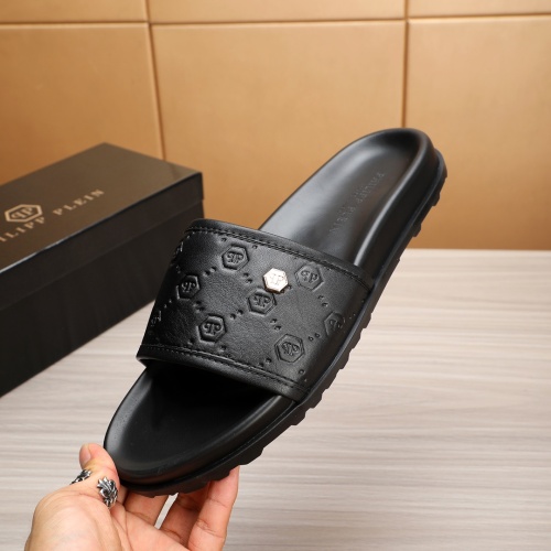 Cheap Philipp Plein PP Slippers For Men #1226304 Replica Wholesale [$52.00 USD] [ITEM#1226304] on Replica Philipp Plein PP Slippers