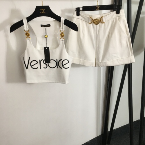 Cheap Versace Tracksuits Sleeveless For Women #1226349 Replica Wholesale [$98.00 USD] [ITEM#1226349] on Replica Versace Tracksuits