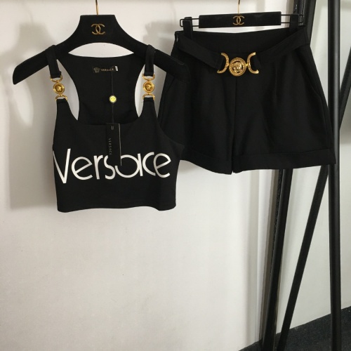 Cheap Versace Tracksuits Sleeveless For Women #1226350 Replica Wholesale [$98.00 USD] [ITEM#1226350] on Replica Versace Tracksuits