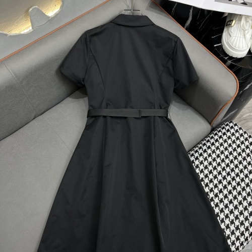 Cheap Prada Dresses Short Sleeved For Women #1226453 Replica Wholesale [$96.00 USD] [ITEM#1226453] on Replica Prada Dresses