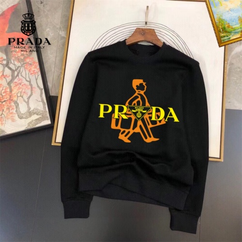 Cheap Prada Hoodies Long Sleeved For Men #1226510 Replica Wholesale [$40.00 USD] [ITEM#1226510] on Replica Prada Hoodies