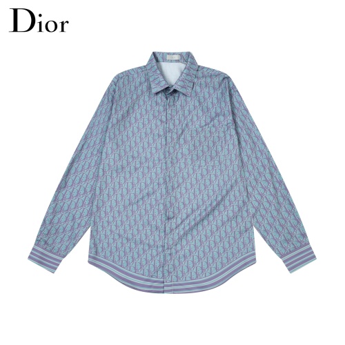 Cheap Christian Dior Shirts Long Sleeved For Unisex #1226594 Replica Wholesale [$64.00 USD] [ITEM#1226594] on Replica Christian Dior Shirts